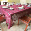 crochet tablecloth, Merlot Wine color crochet tablecloth