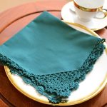 Festive Everygreen Color Crochet Napkins