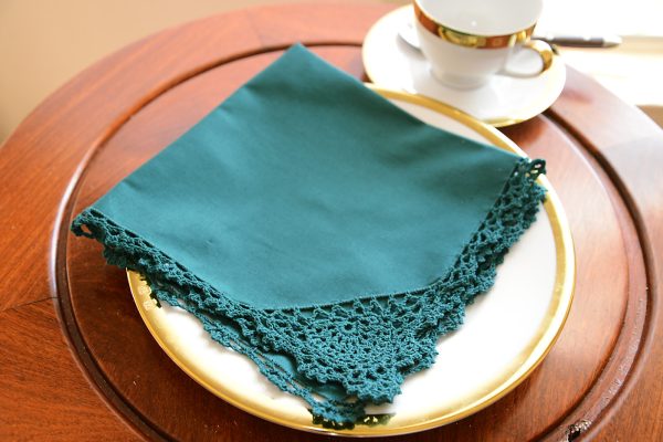 everygreen color crochet napkins