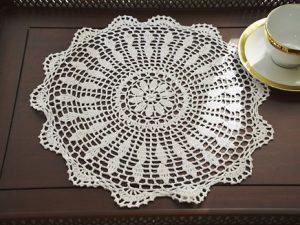 14" Round Crochet Placemats